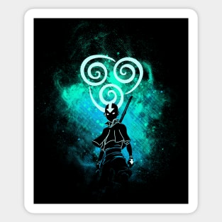 Airbending Art Sticker